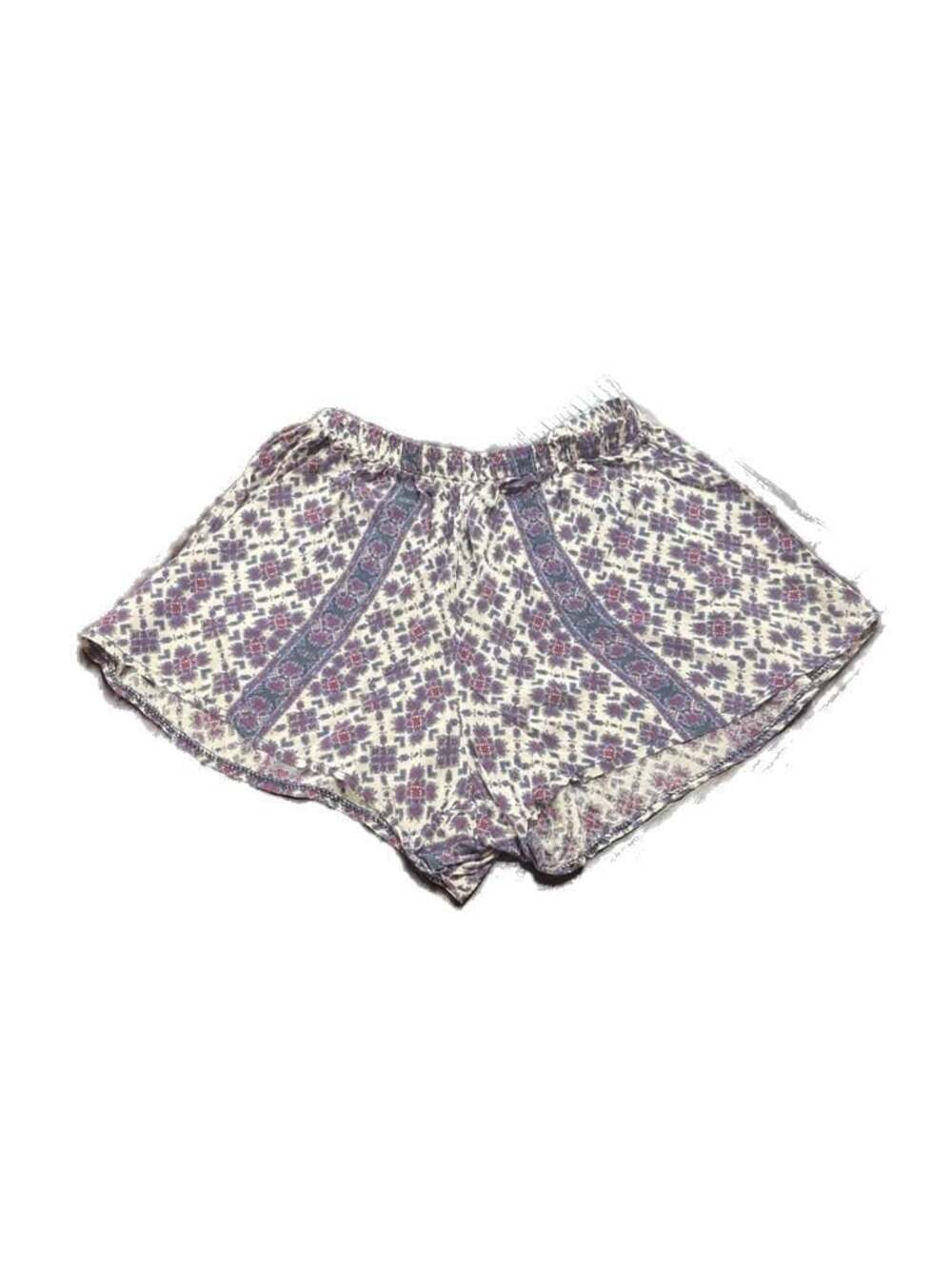 Brandy Melville Printed Elastic Waist Flowy Boho Shorts